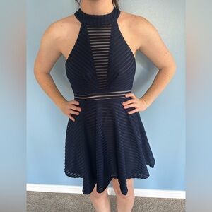 Navy blue dress
